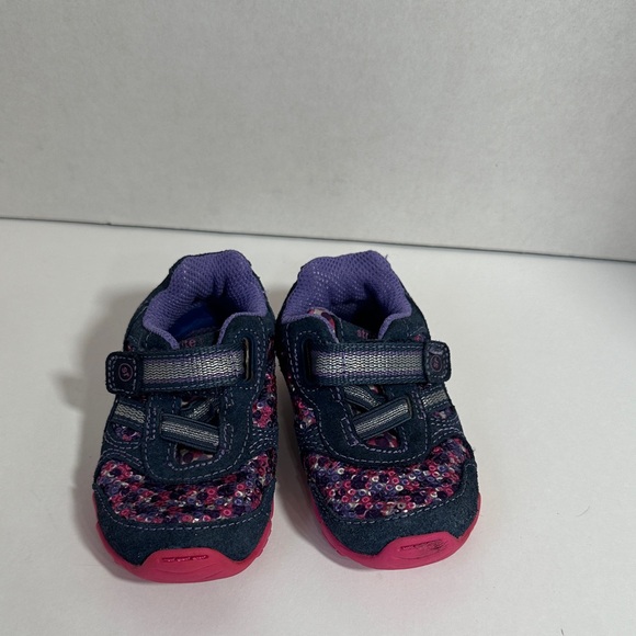 Stride rite purple and pink sequins shoes size 4.5 - Picture 1 of 7